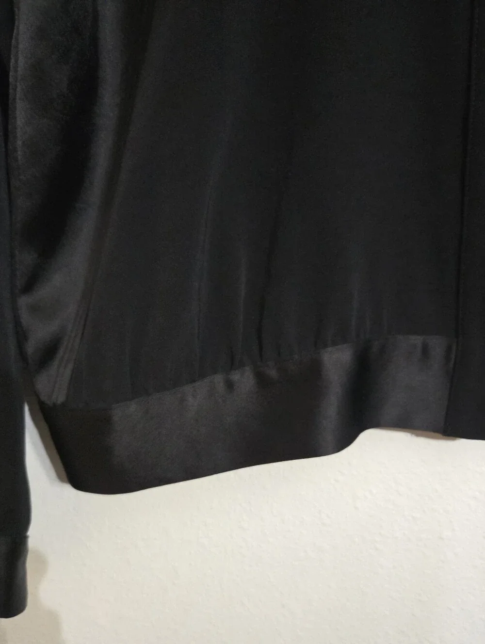 Black Women's Bomber Jacket - Classic Lightweight Coat